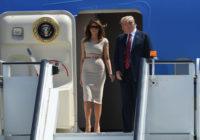 U.S. President Donald Trump & First Lady Melania arrive in the UK for Official Visit & Attend Welcome Reception