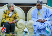 Theresa May meets with President Muhammadu Buhari