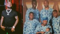 Trending family photo of Davido as a little boy, long before the 25-year-old became famous