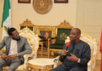 check out photos from Dbanj visit to Rivers State governor, Nyesom Wike