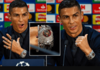 Cristiano Ronaldo shows off £1.85million wristwatch made with 424 glistening white diamonds as he returns to Manchester United