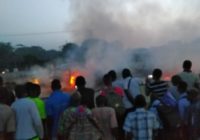 Fuel Laden Tanker explodes around Ojo Barracks, Lagos